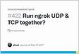 Run ngrok UDP TCP together Issue 422